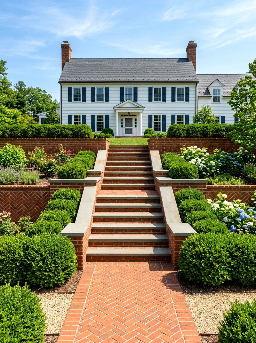 Brick Retaining Wall Steps - 30 retaining wall stairs ideas