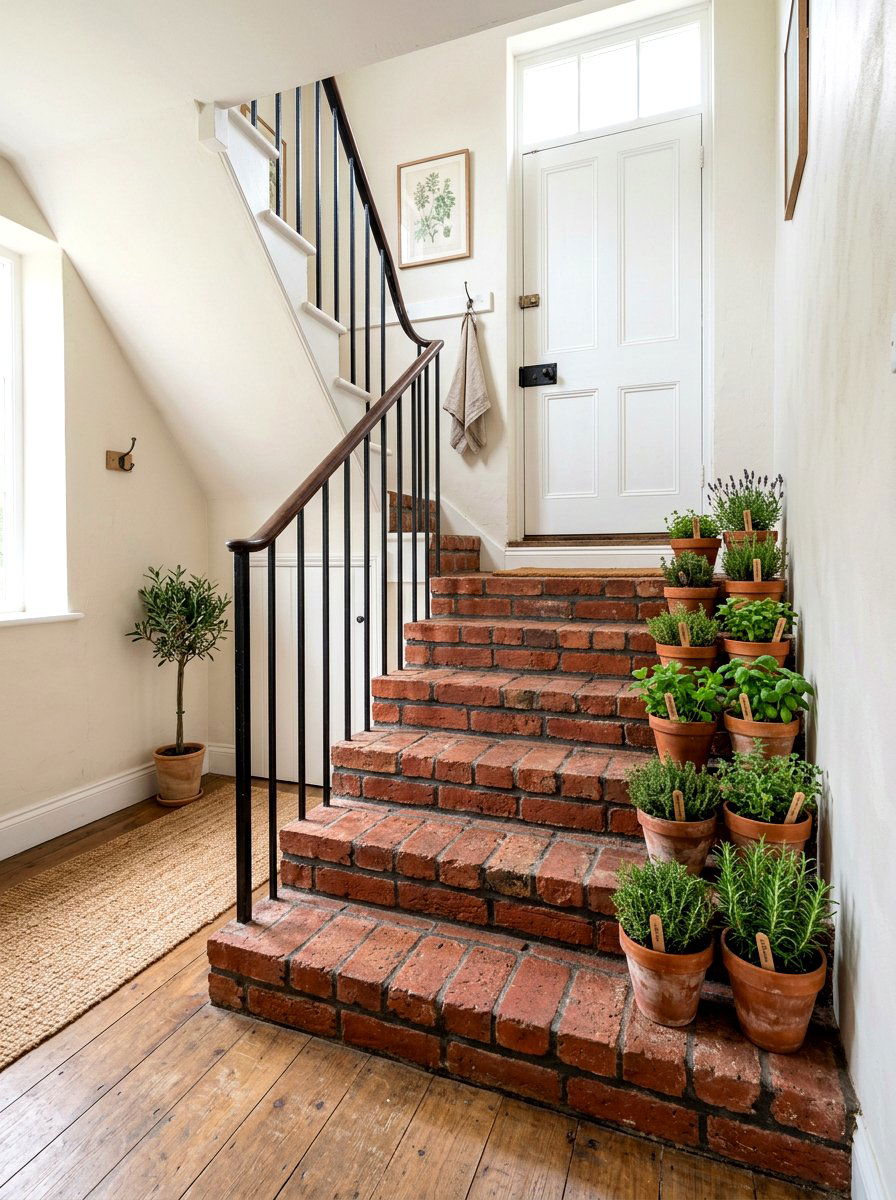 Brick Step Decor - 30 front stoop styling ideas