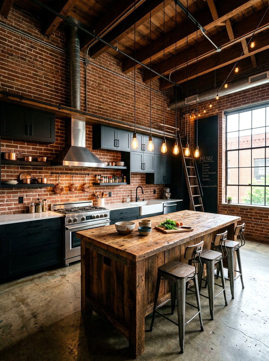 Brick Veneer - 30 kitchen backsplash ideas