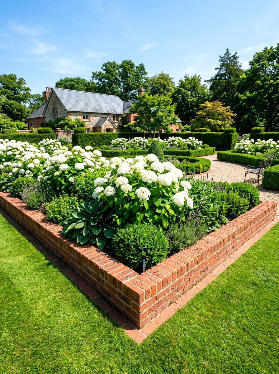 Brick corner garden bed - 30 raised bed corner ideas