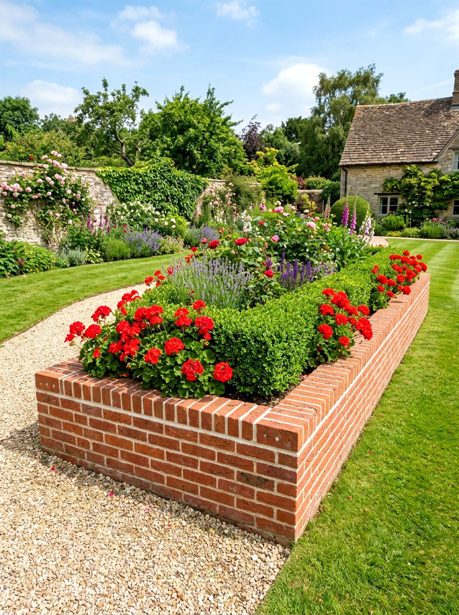 Brick raised garden bed - 30 raised garden bed ideas