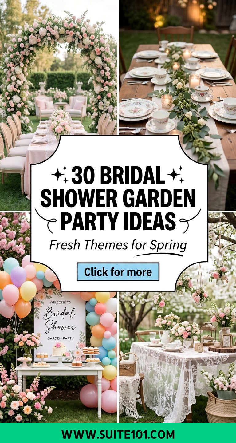 Bridal Shower Garden Party Ideas 30 Fresh Themes for Spring - Bridal Shower Garden Party Ideas: 30 Fresh Themes for Spring