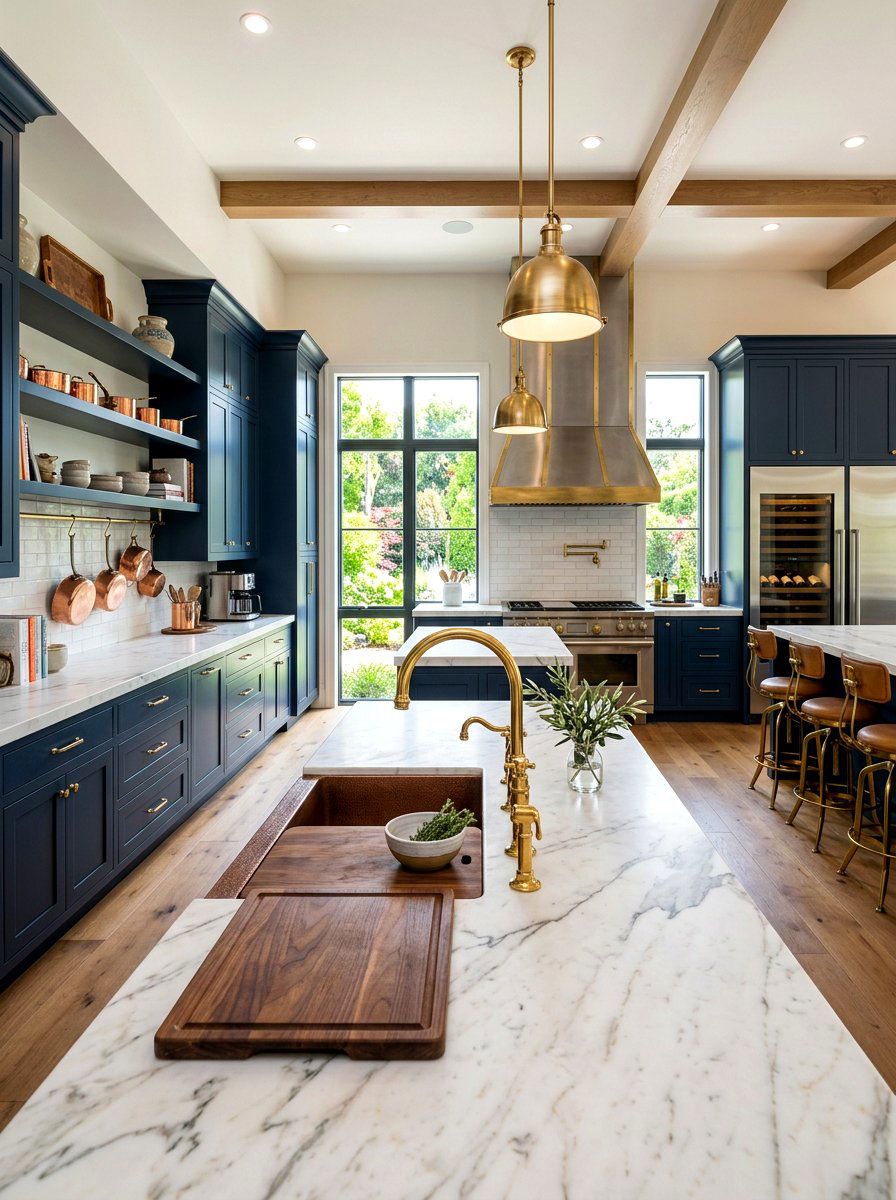 Bridge Faucet Large Gourmet Kitchen - 30 bridge faucet kitchen ideas