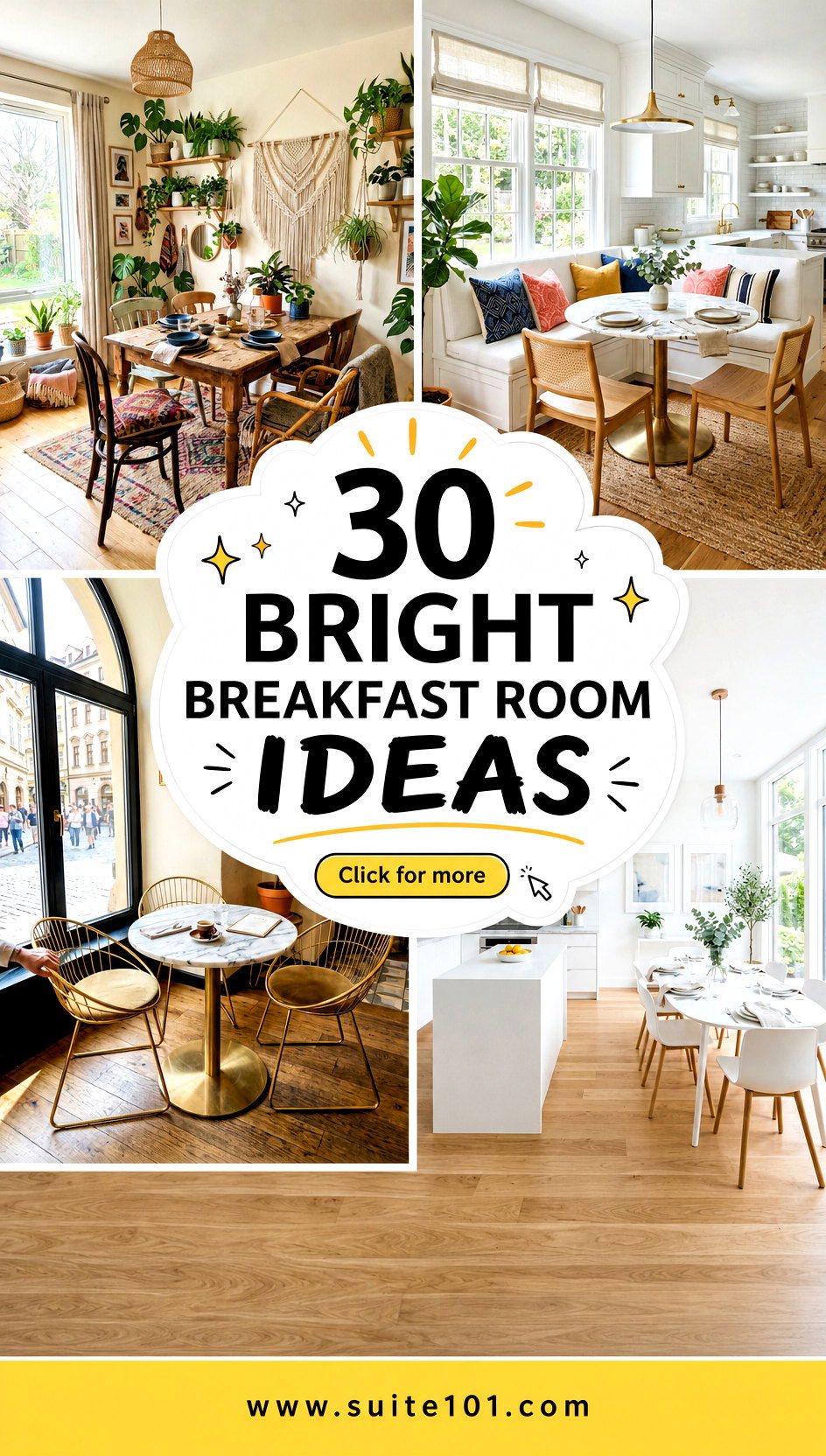 Bright Breakfast Room Ideas 30 Sunny Decor Touches Youll Love - Bright Breakfast Room Ideas: 30 Sunny Decor Touches You'll Love