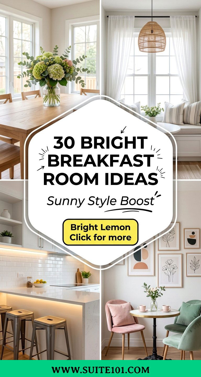 Bright Breakfast Room Ideas 30 Sunny Decor Touches Youll Love - Bright Breakfast Room Ideas: 30 Sunny Decor Touches You'll Love