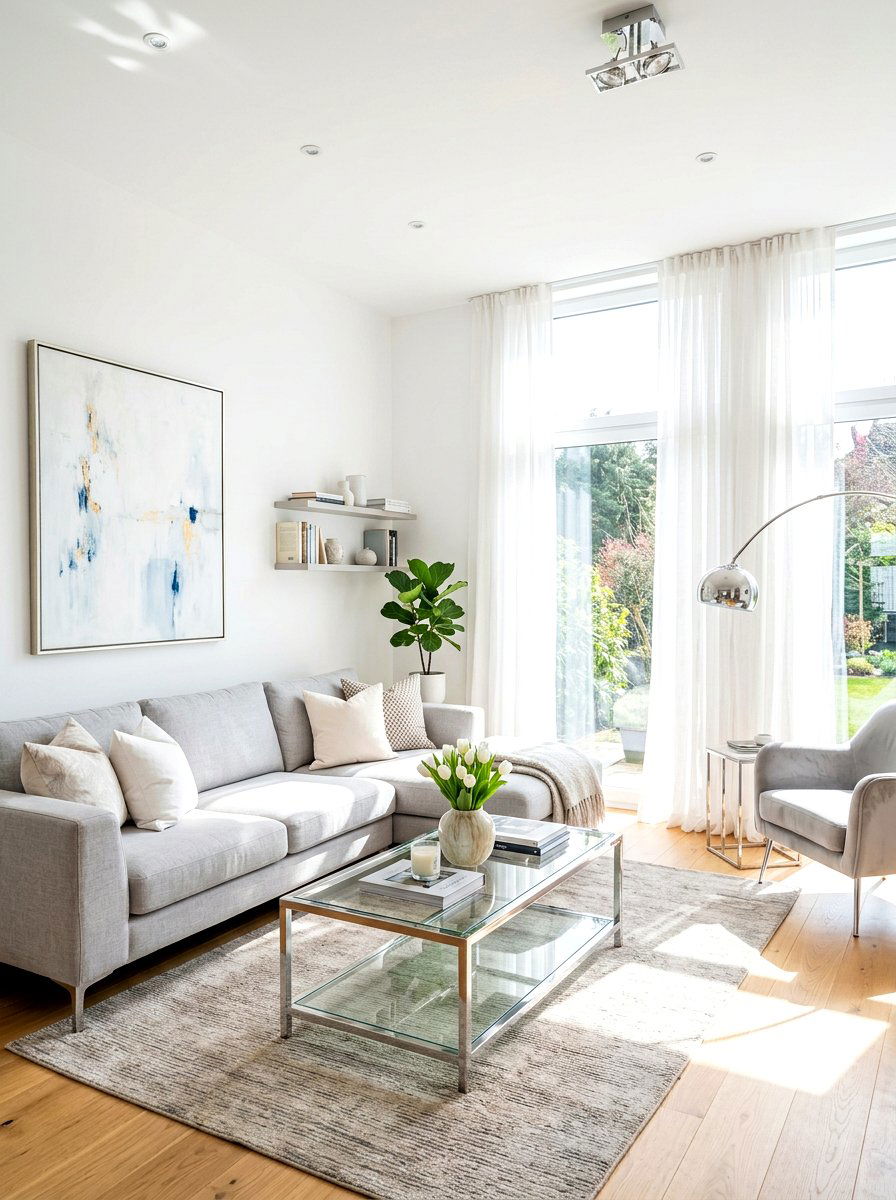 Bright Living Room - 30 viral living room decor ideas