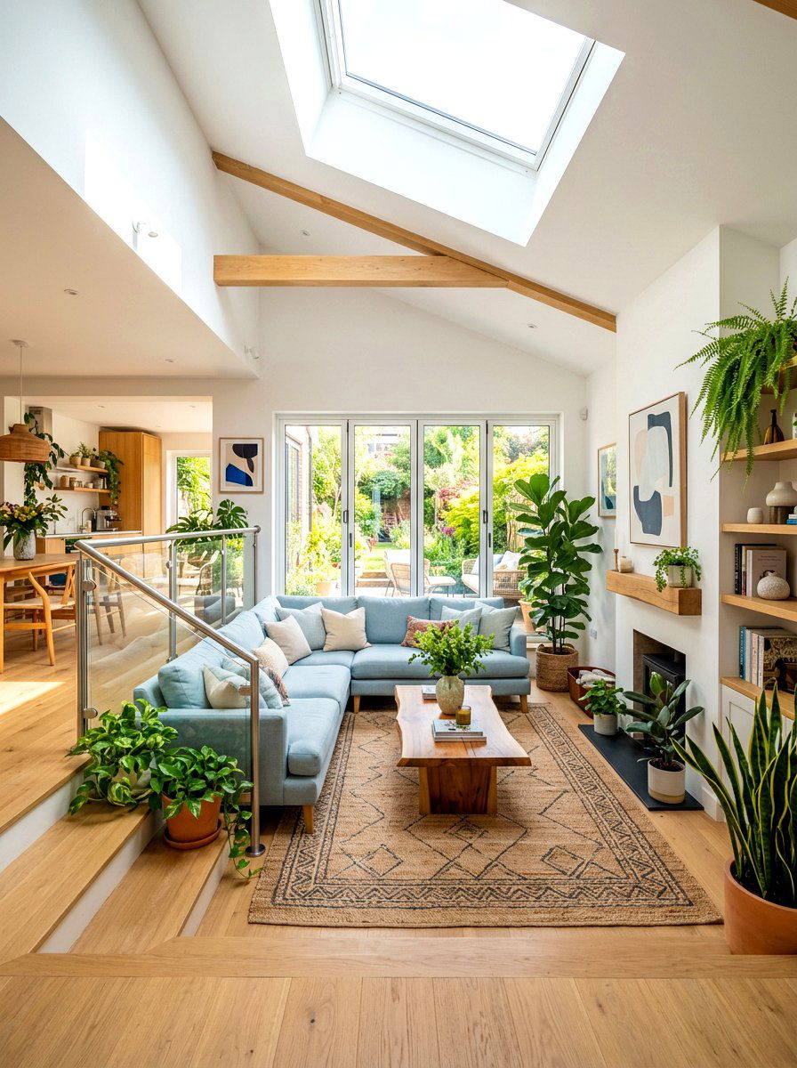 Bright Sunken Living Room - 30 pit sofa living room ideas