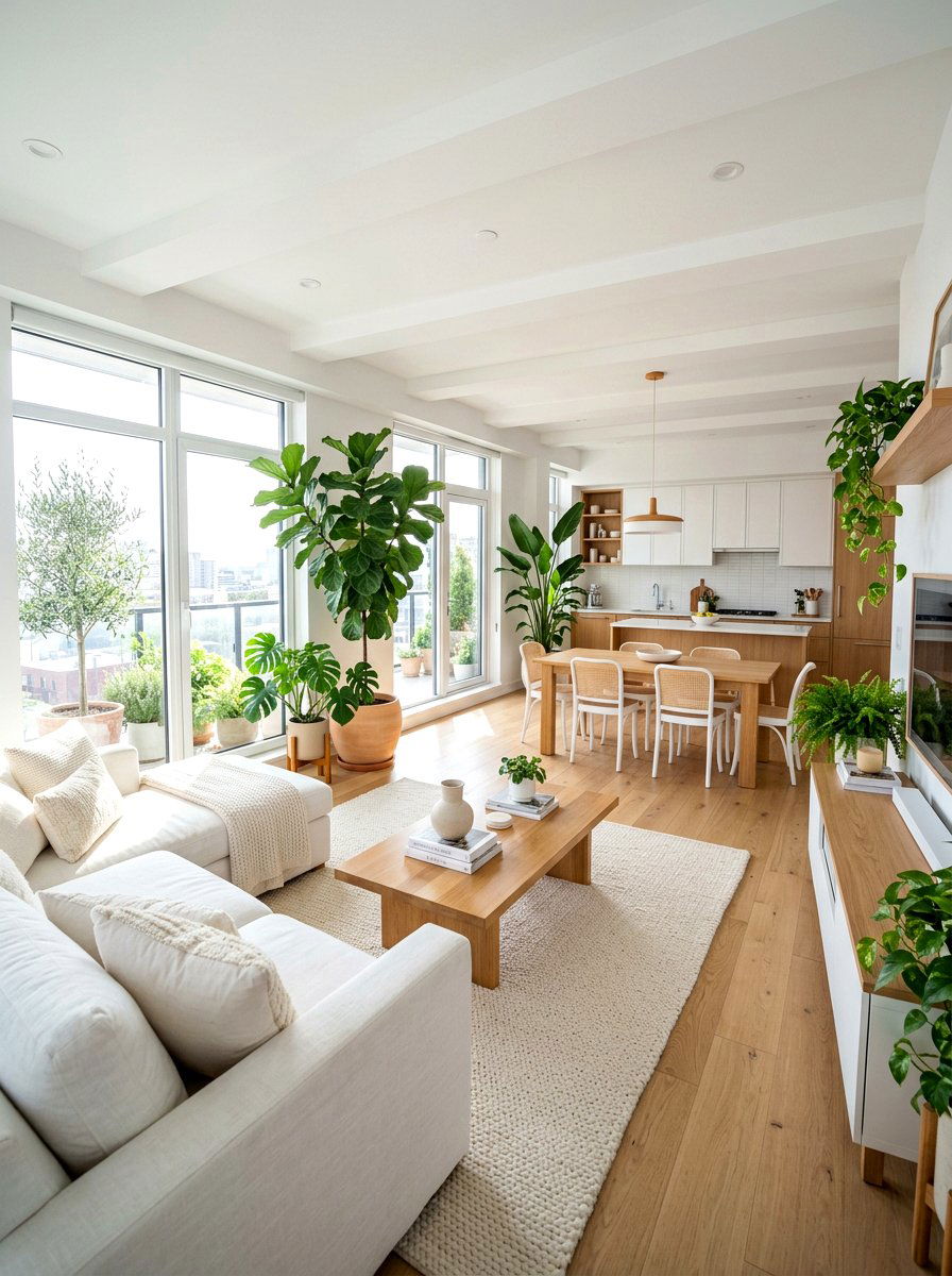 Bright White Apartment - 30 first apartment ideas