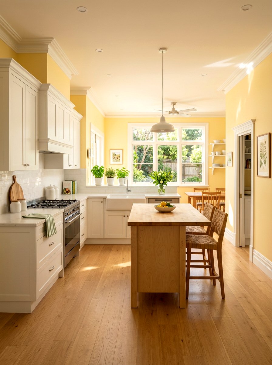 Bright Yellow Wall Paint - 30 summer lemon kitchen ideas