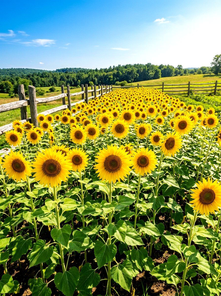 Bright sunflower patch - 30 sensory garden ideas