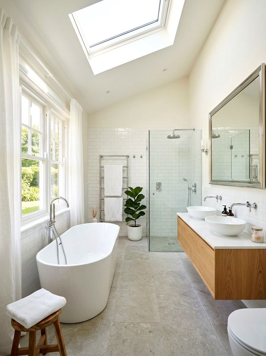 Bright sunny bathroom - 30 Nancy Meyers bathroom ideas