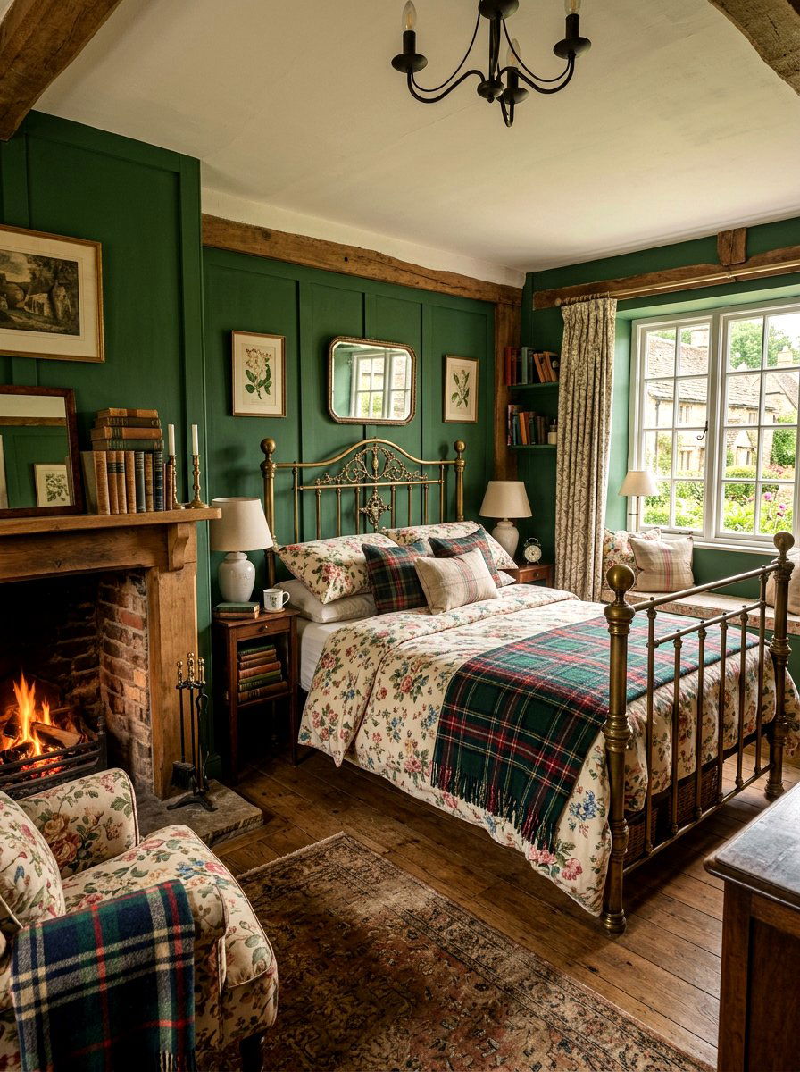British Cottage Bedroom - 30 European bed styling ideas