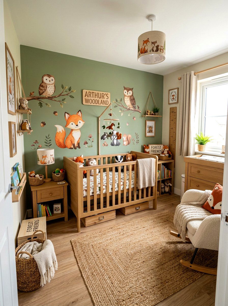 British Woodland Animal Decor - 30 English nursery decor ideas