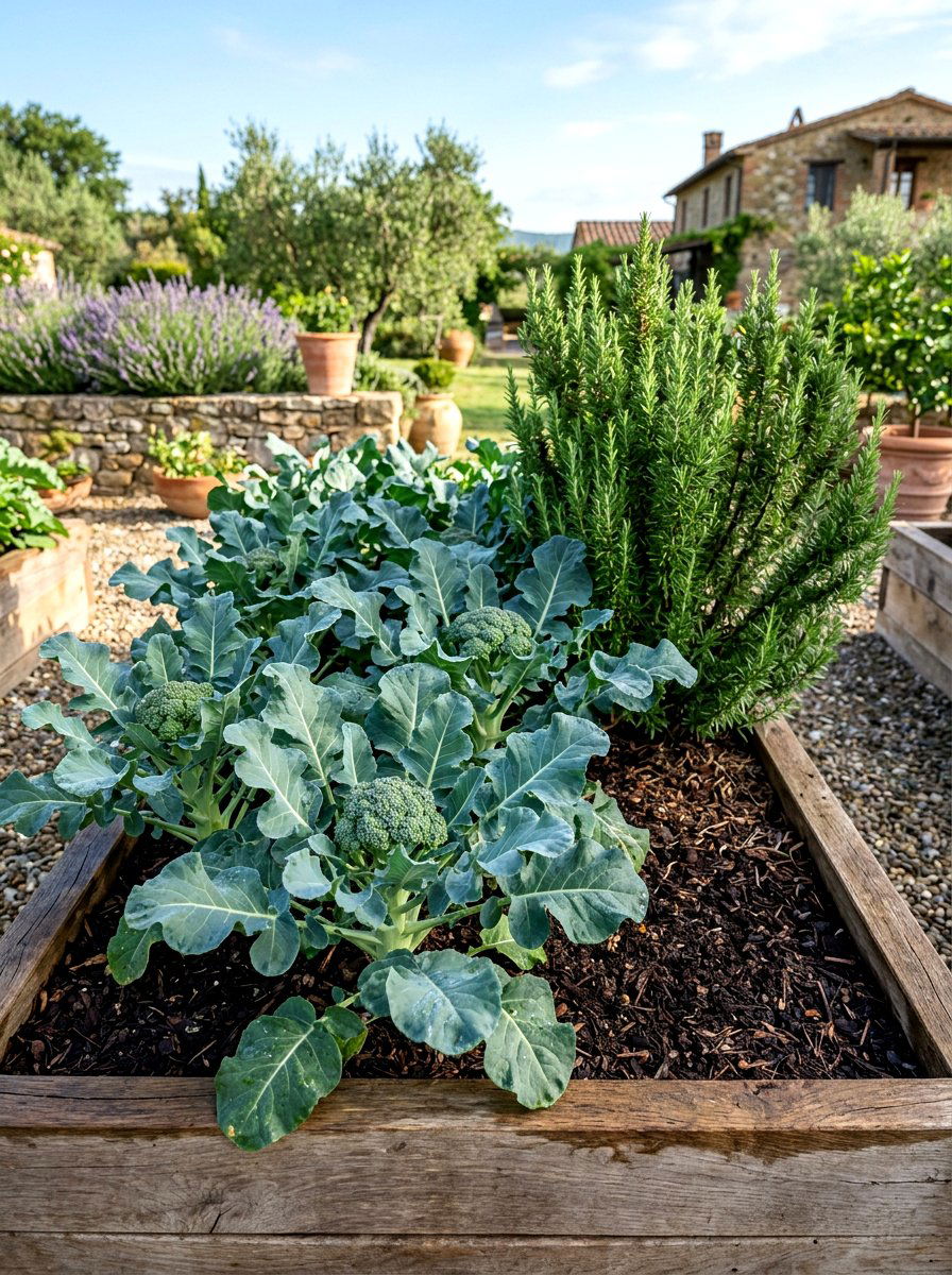 Broccoli And Rosemary Companion Planting - 30 raised bed companion planting ideas