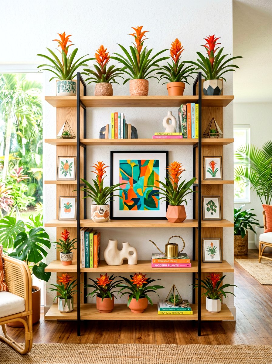 Bromeliad - 30 tropical indoor plant ideas