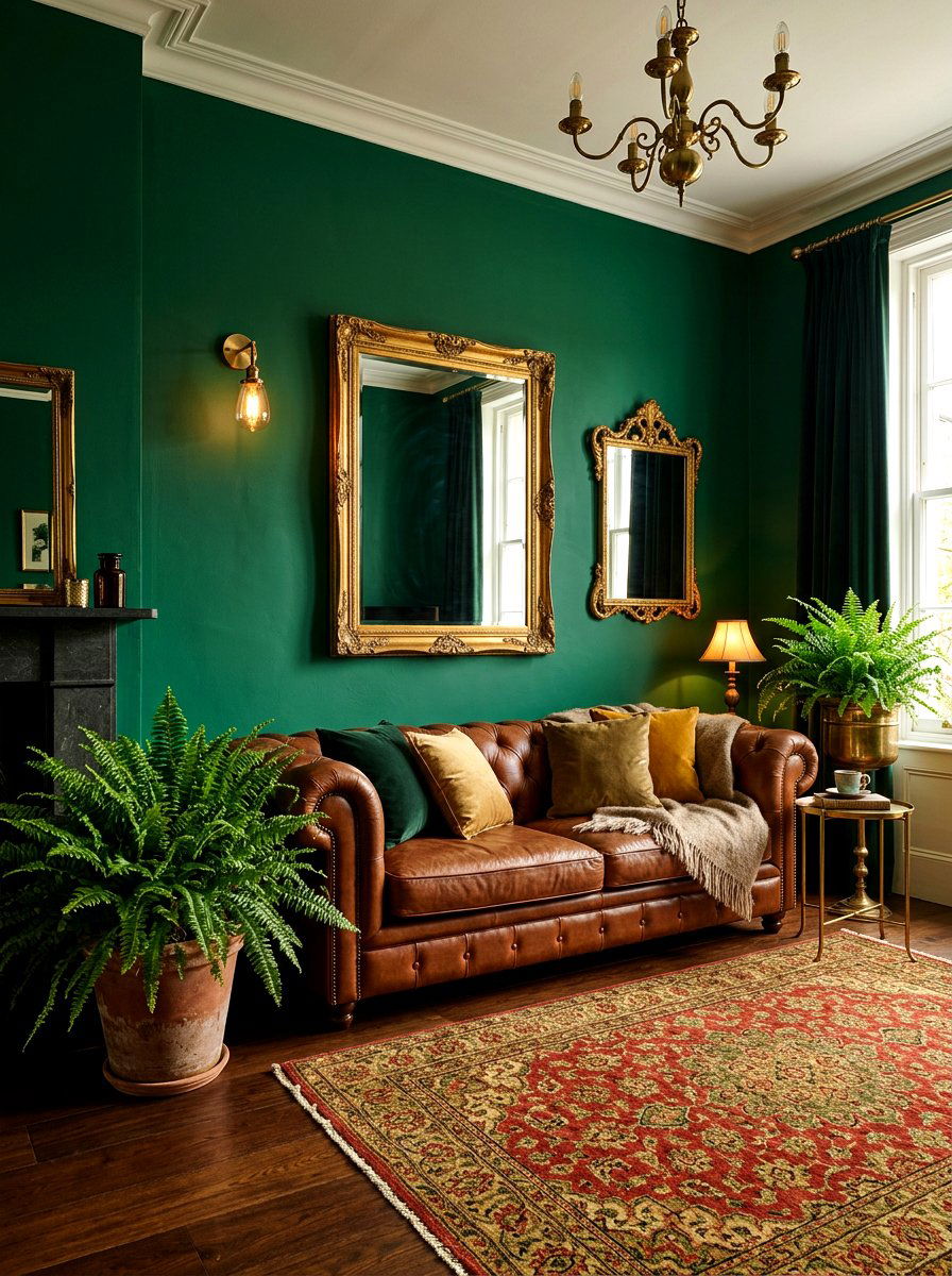 Brown Sofa Green Walls - 30 brown sofa living room ideas