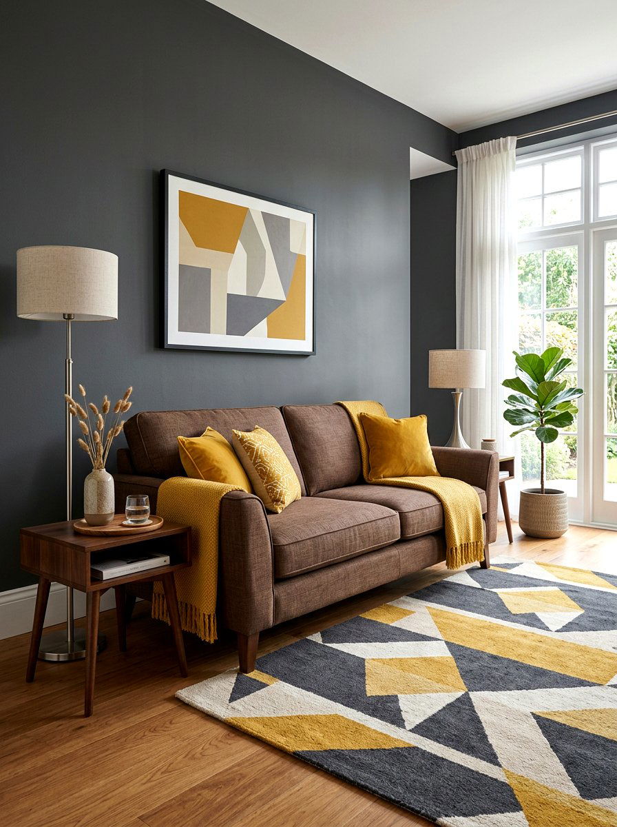 Brown Sofa Grey Walls - 30 brown sofa living room ideas