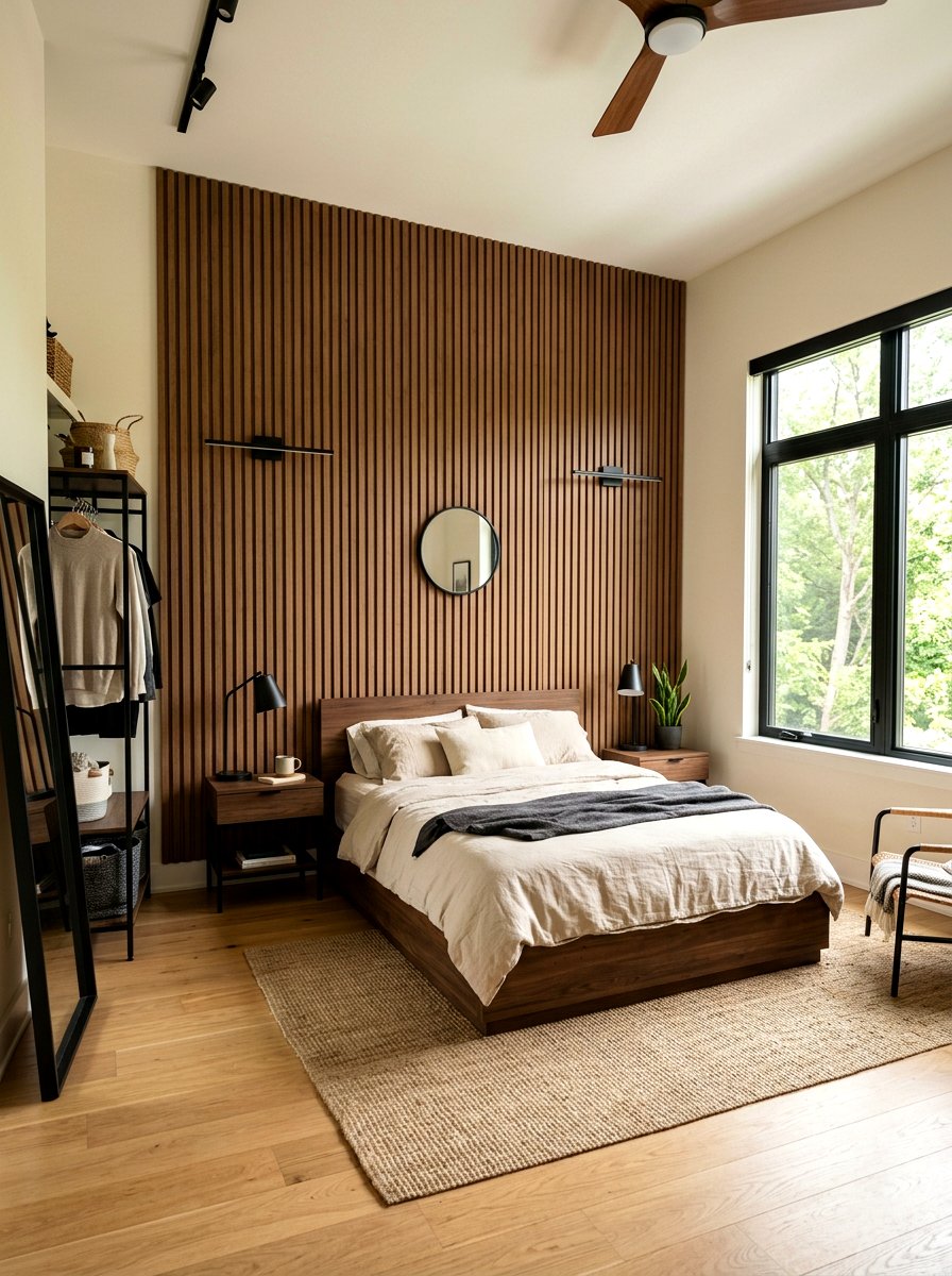 Brown Wood Paneling - 30 brown room decor ideas