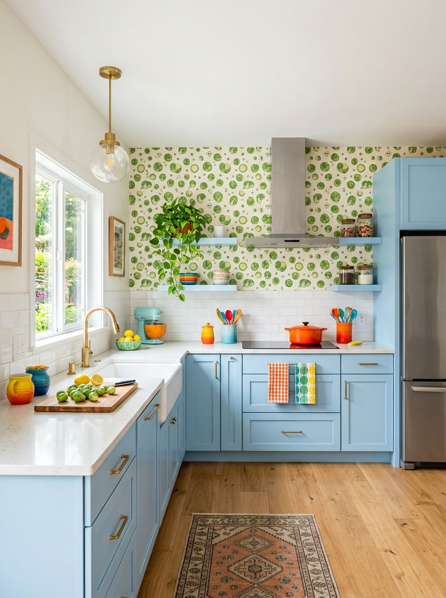 Brussels sprout wallpaper - 30 vegetable motif wallpaper ideas
