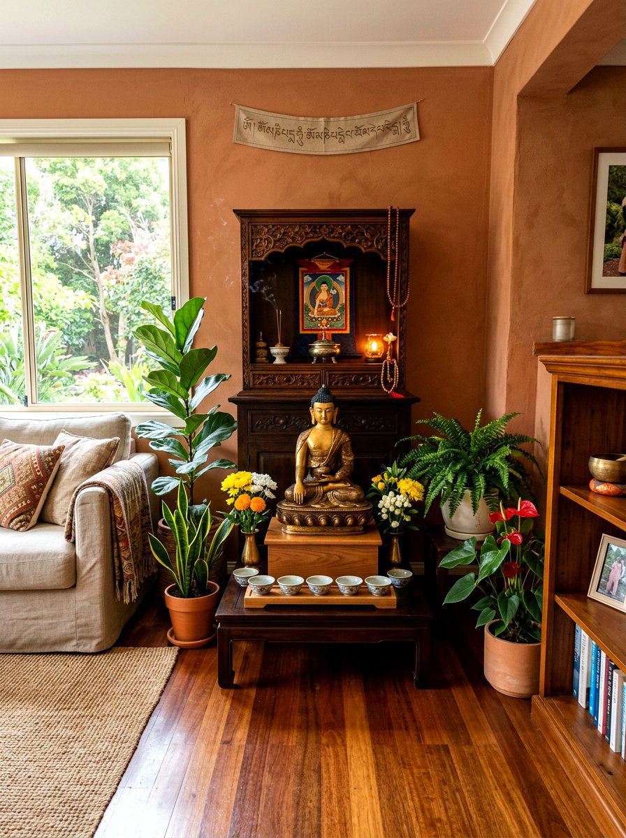 Buddhist Shrine In Living Room - 30 home altar ideas