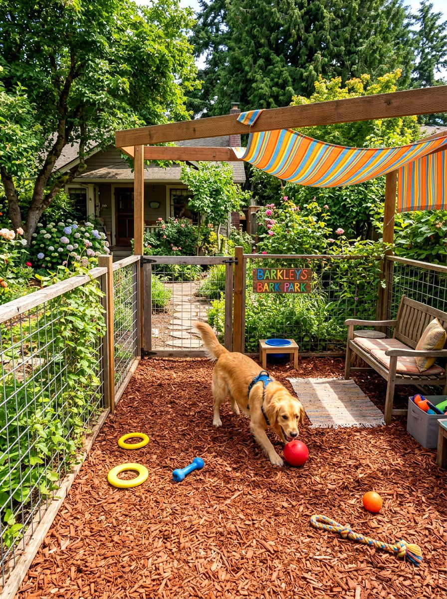Budget Dog Run Area - 30 backyard dog run ideas