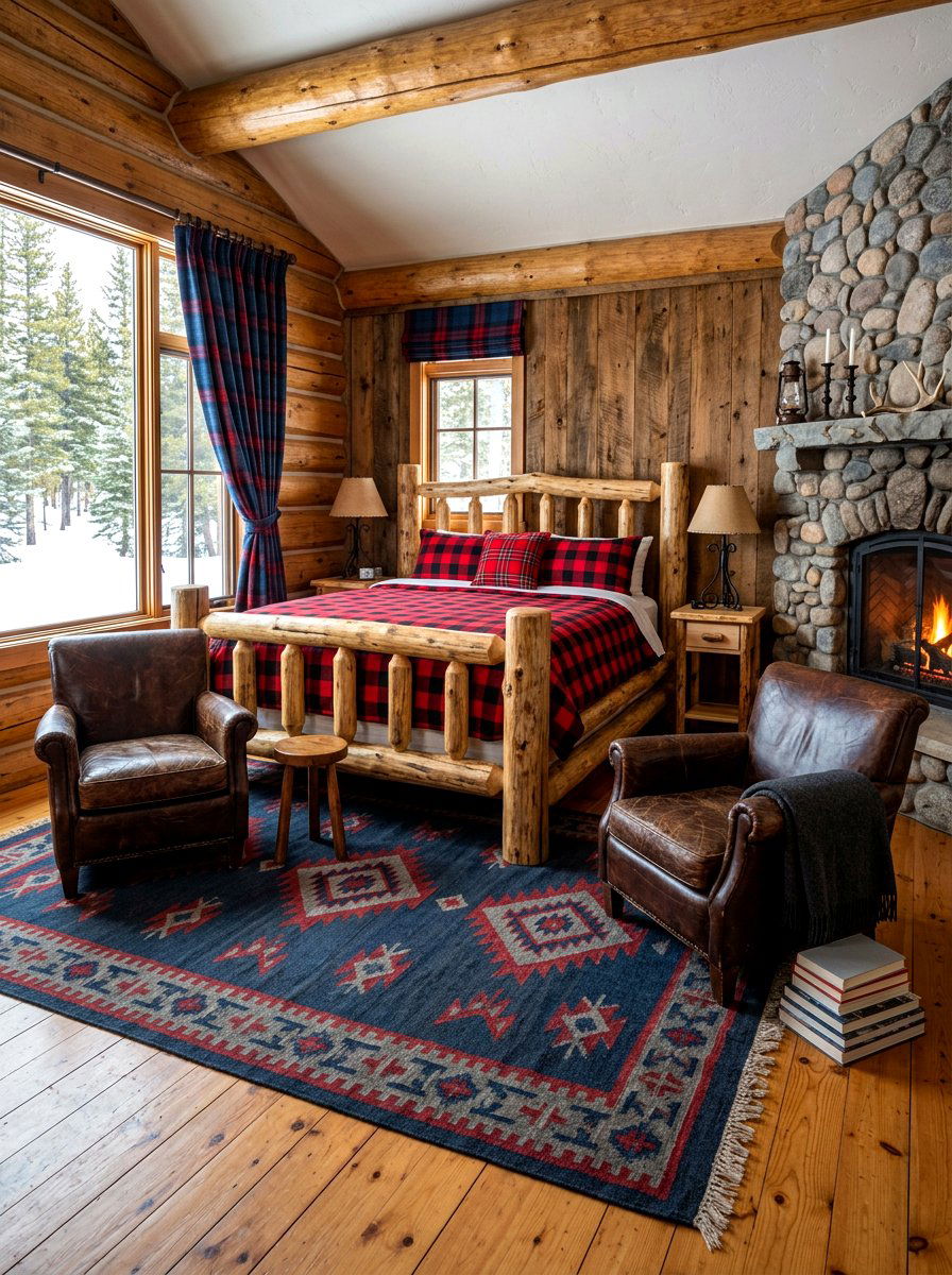 Buffalo plaid flannel - 30 designer bedding bedroom ideas