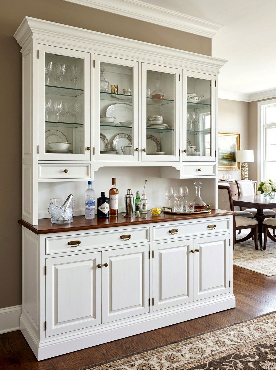 Buffet with hutch - 30 statement hutch dining ideas