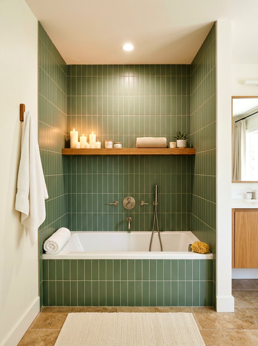 Built In Alcove Tub - 30 cocoon bath ideas