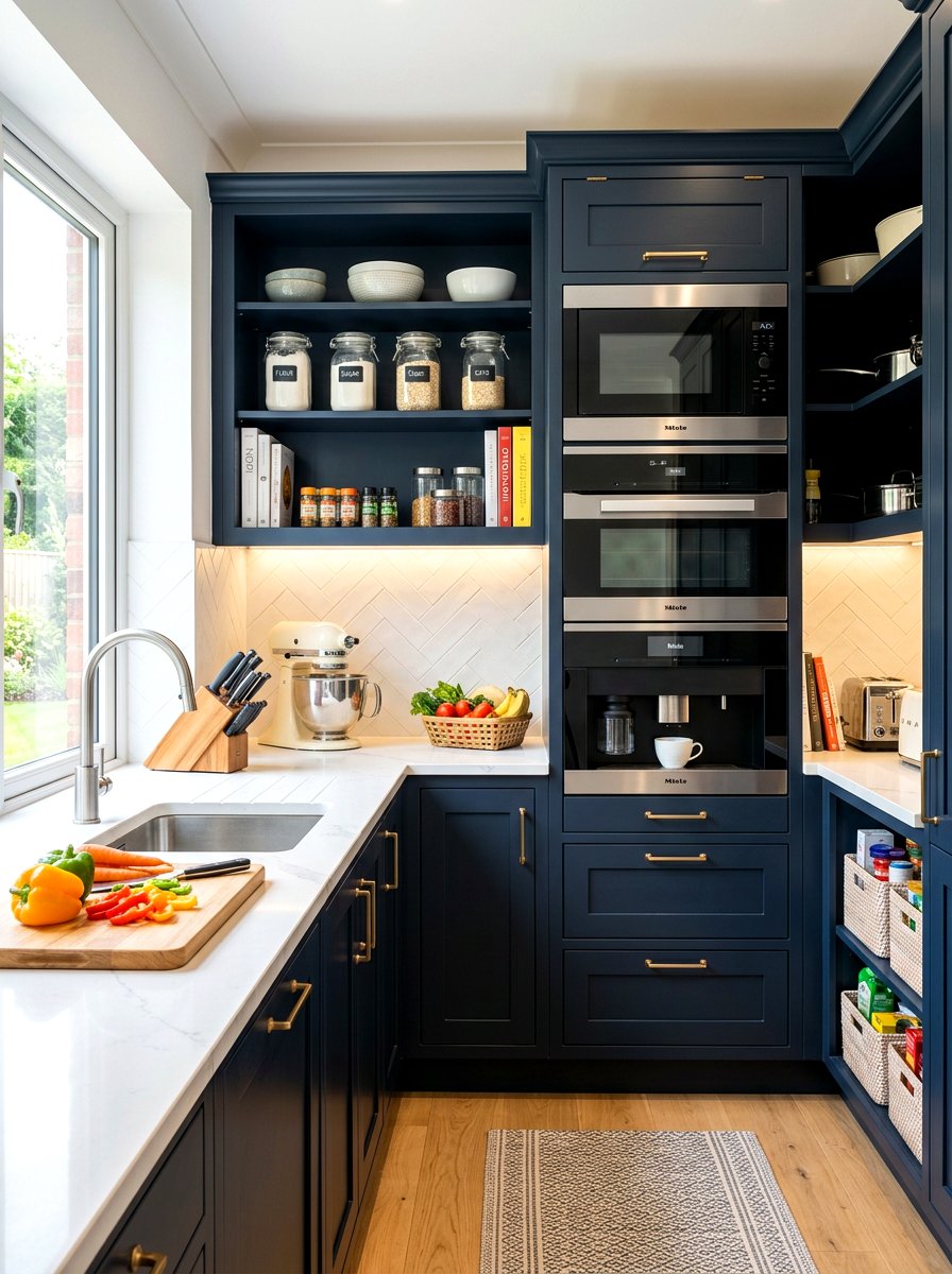 Built In Appliance Prep Kitchen - 30 small prep kitchen ideas