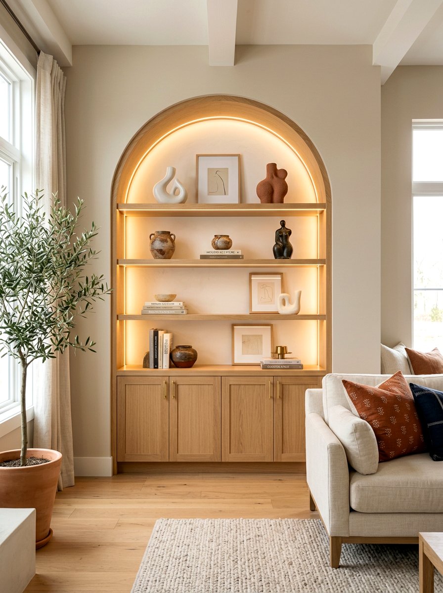 Built In Arched Cabinet - 30 arched cabinet ideas