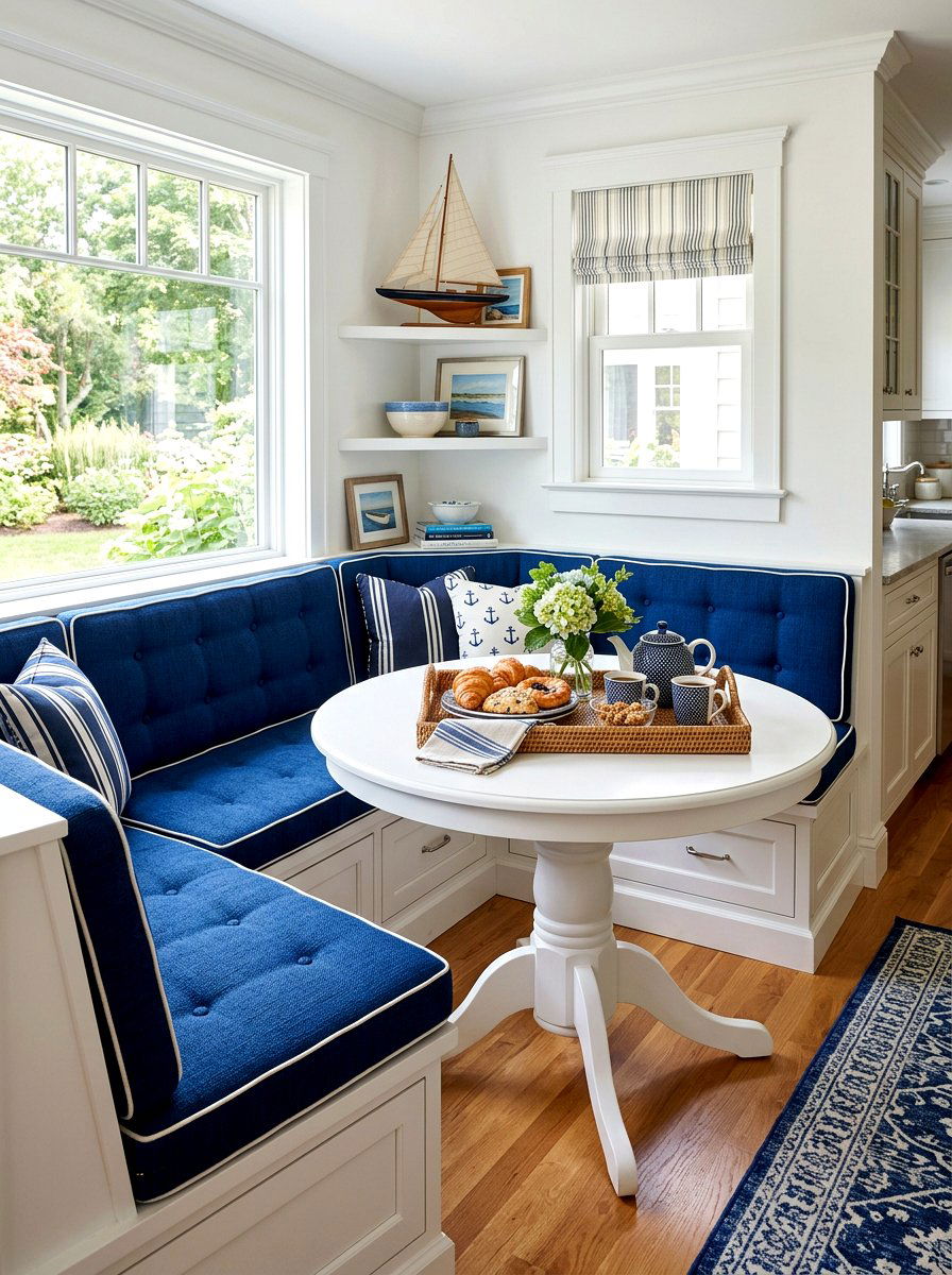 Built In Banquette Breakfast Table - 30 round breakfast table ideas