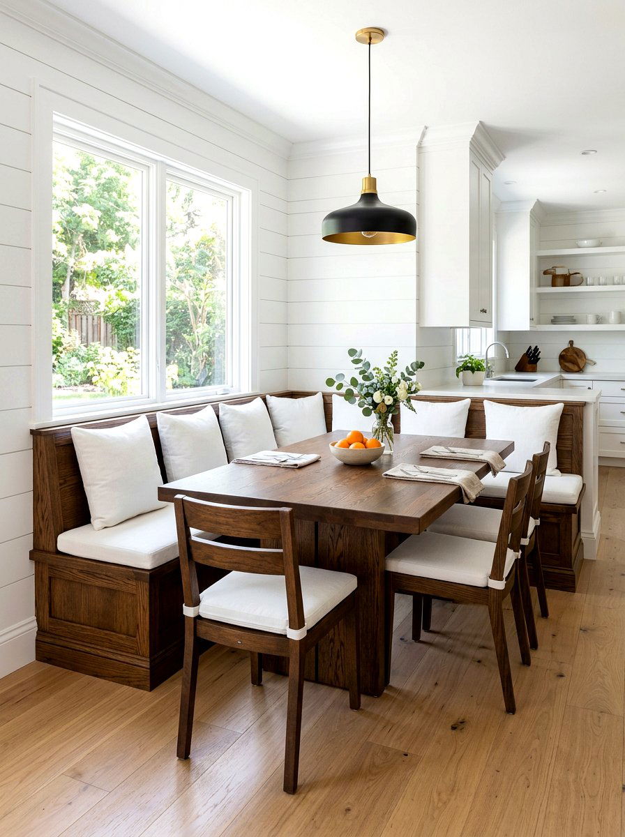 Built In Banquette Seating - 30 breakfast window nook ideas