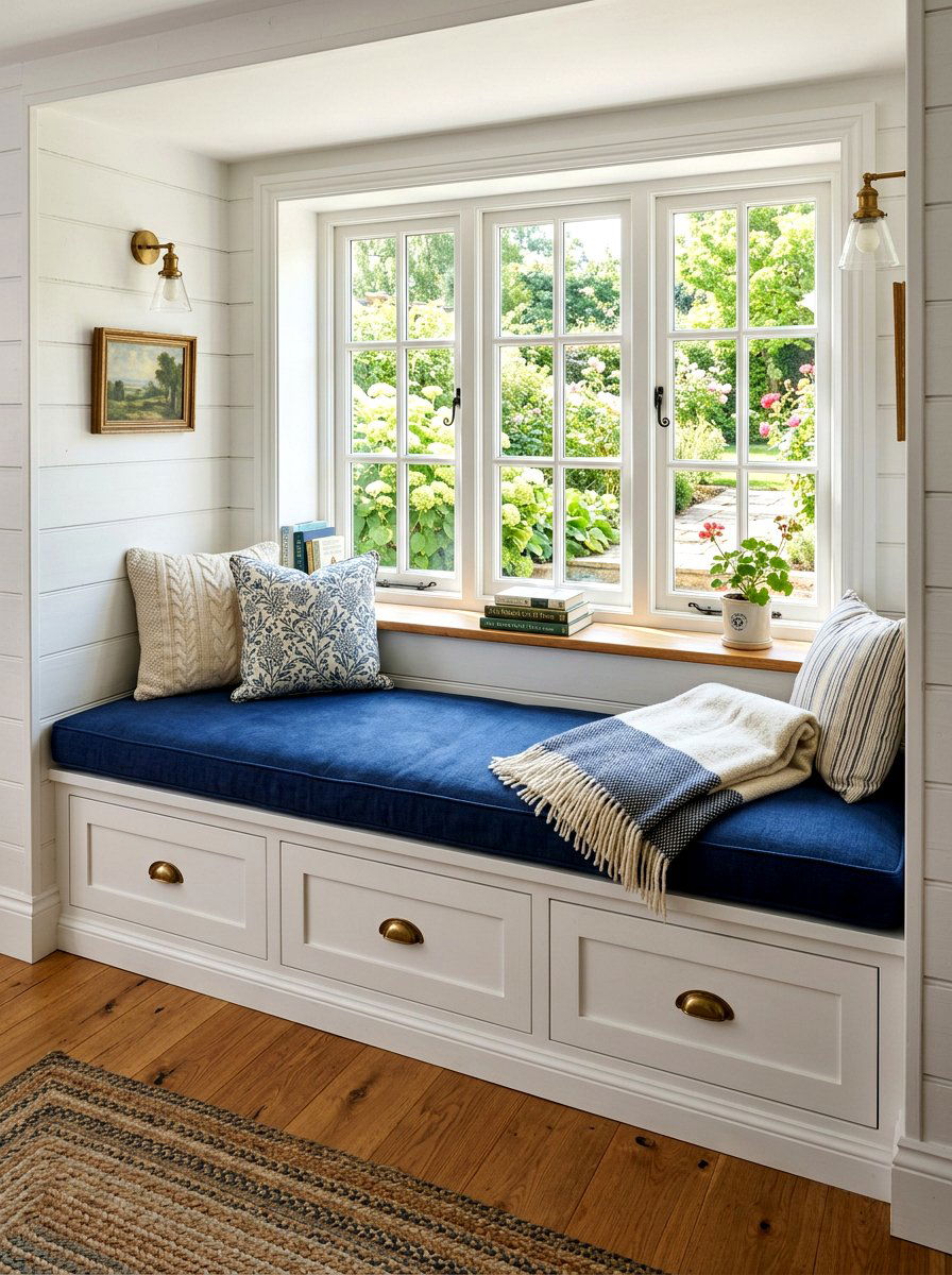 Built In Bench - 30 drop zone ideas