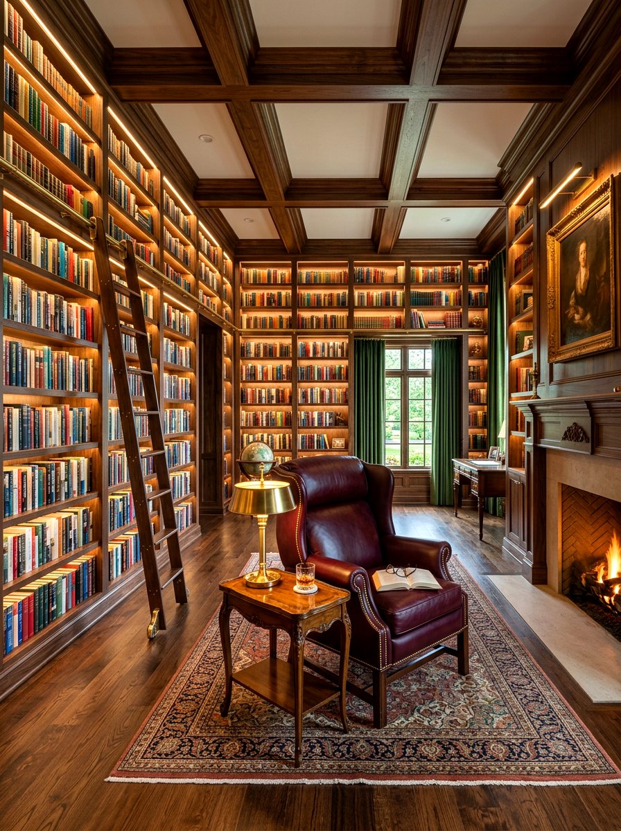 Built In Bookcase Lighting - 30 layered lighting living room ideas