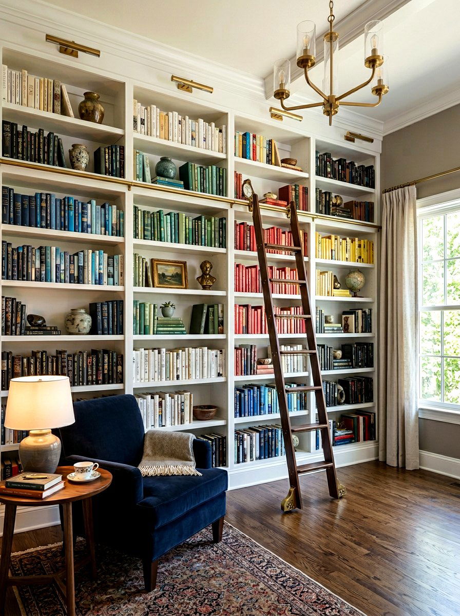 Built In Bookshelf - 30 newlywed home ideas