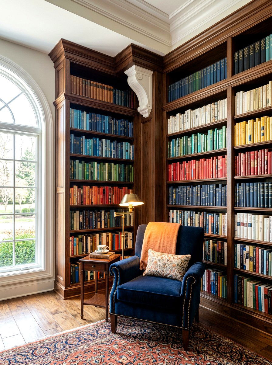Built In Bookshelf Corbel - 30 decorative corbel ideas