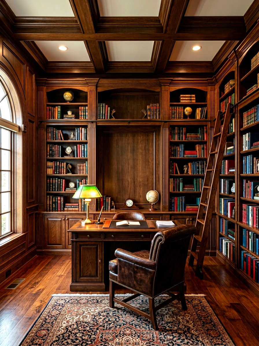 Built In Bookshelf Office - 30 office nook ideas