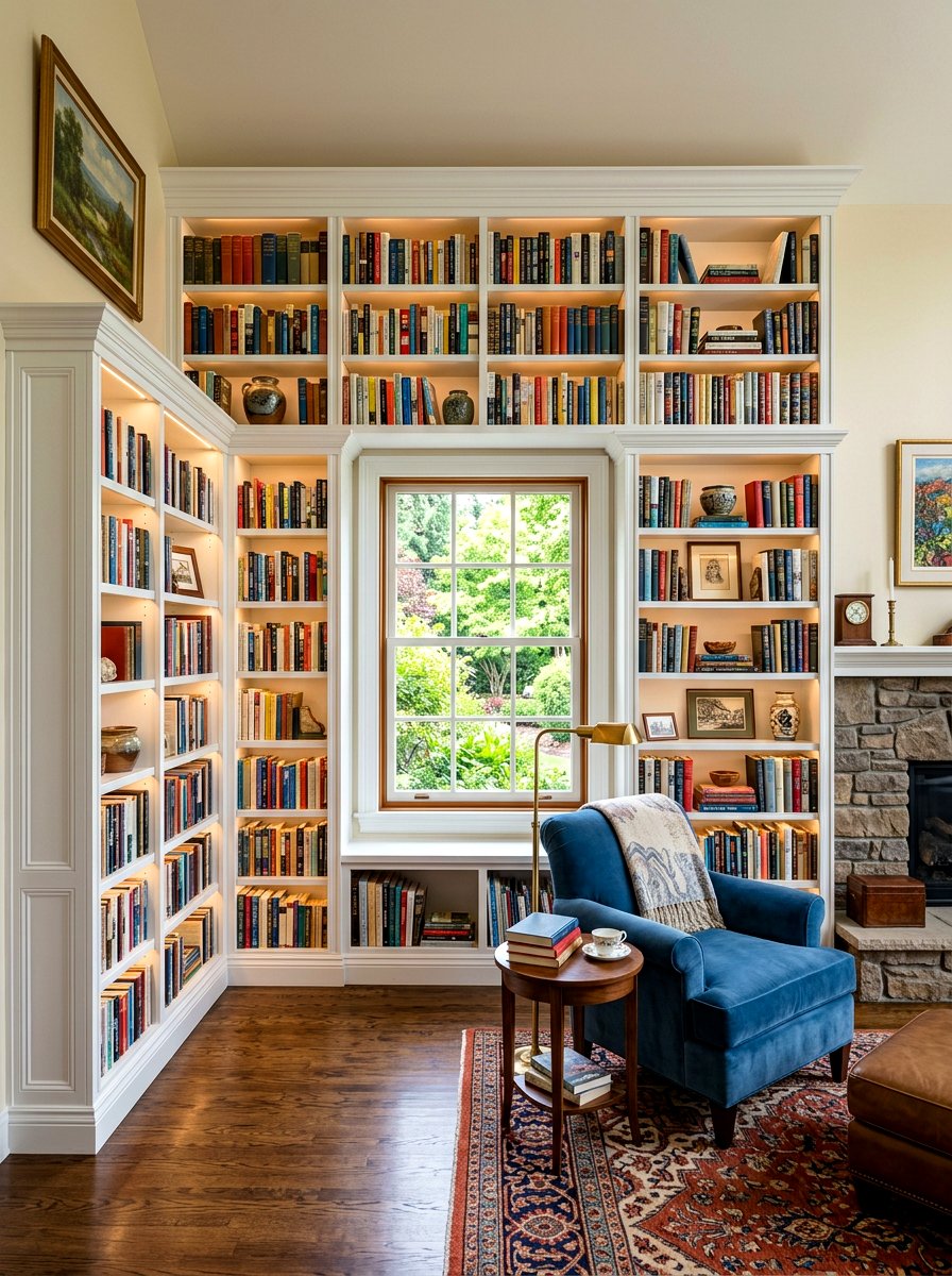 Built In Bookshelves - 30 five star bedroom ideas