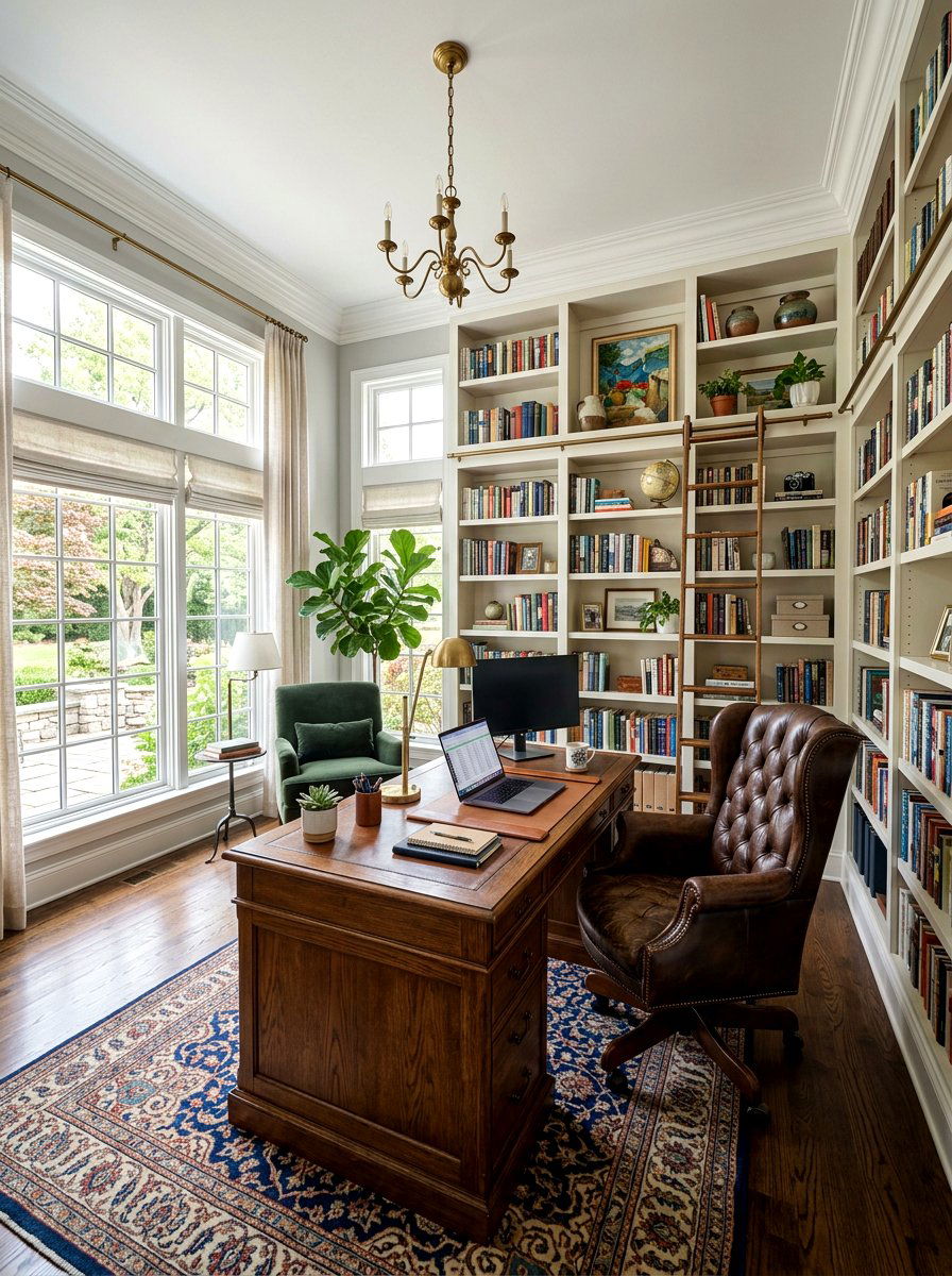 Built In Bookshelves Home Office - 30 classic office library ideas