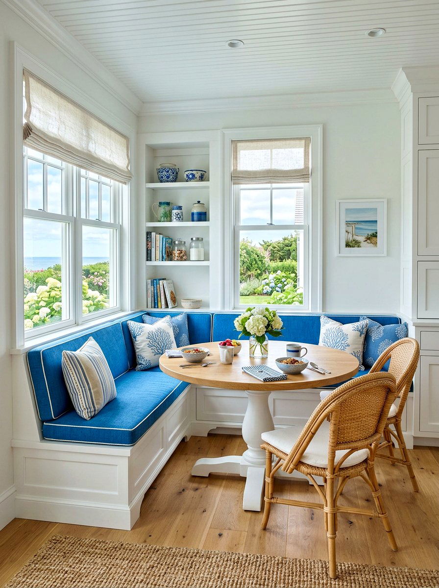 Built In Breakfast Nook - 30 Hamptons kitchen ideas
