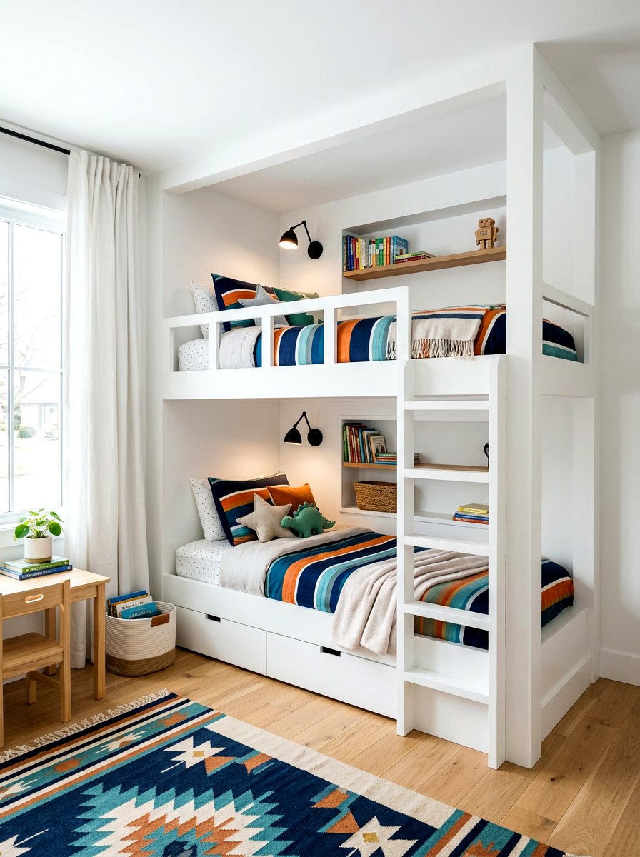 Built In Bunk Bed Kids Room - 30 kids room ideas