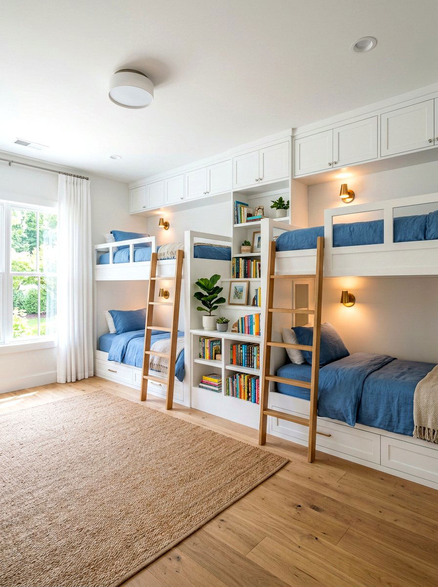 Built In Bunk Bed - 30 bunk room ideas