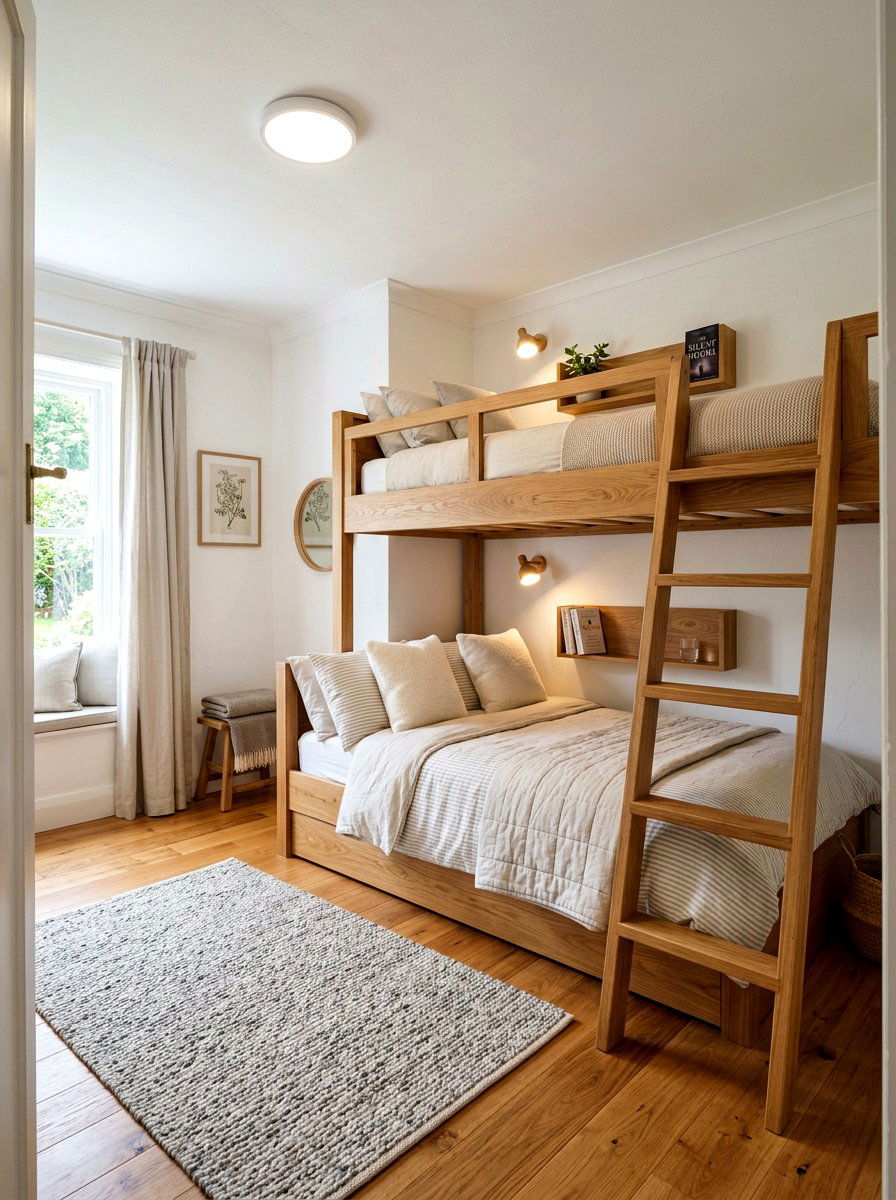 Built In Bunk Beds - 30 ski chalet decor ideas