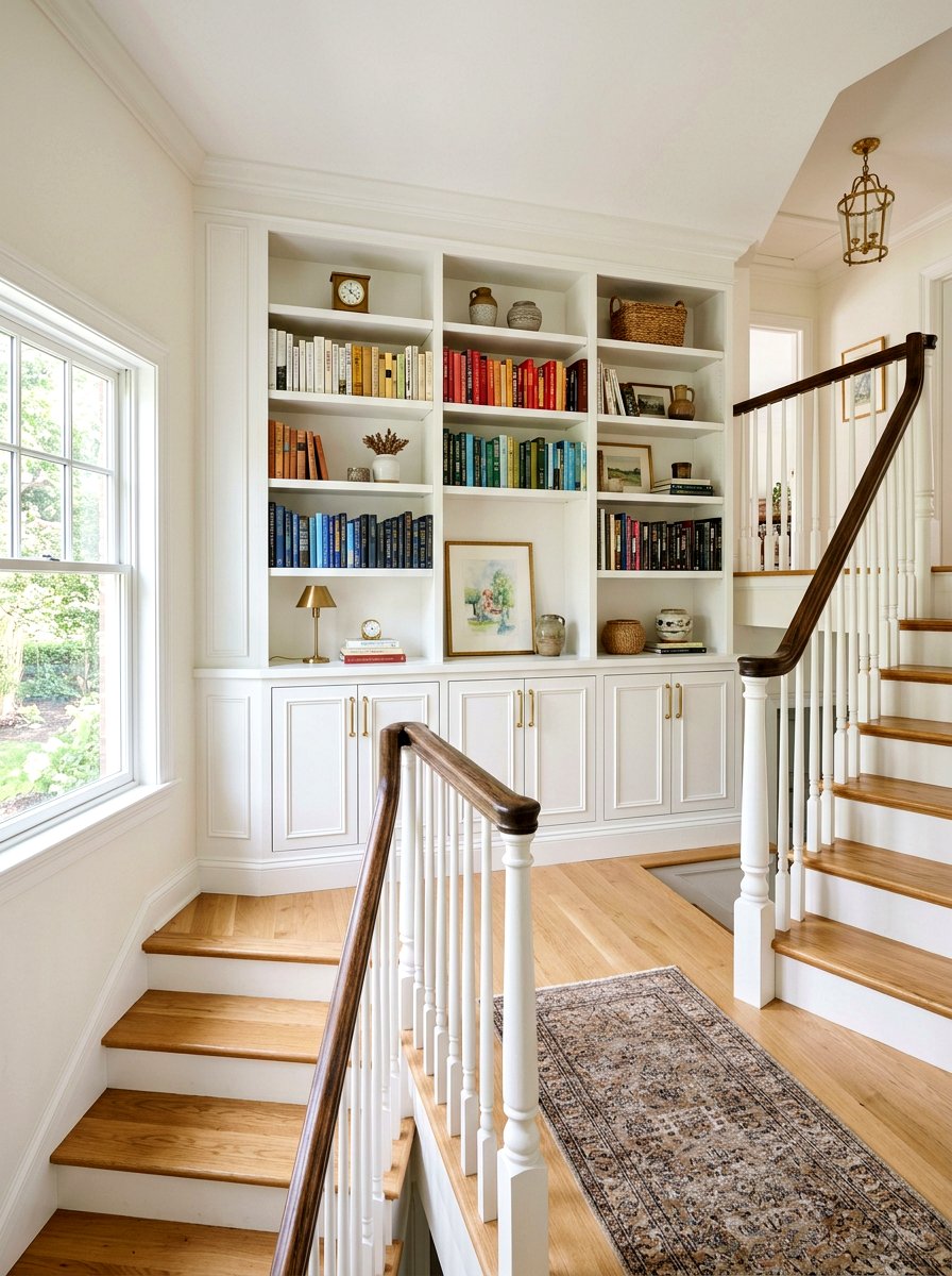 Built In Cabinet Stair Landing - 30 stair landing ideas