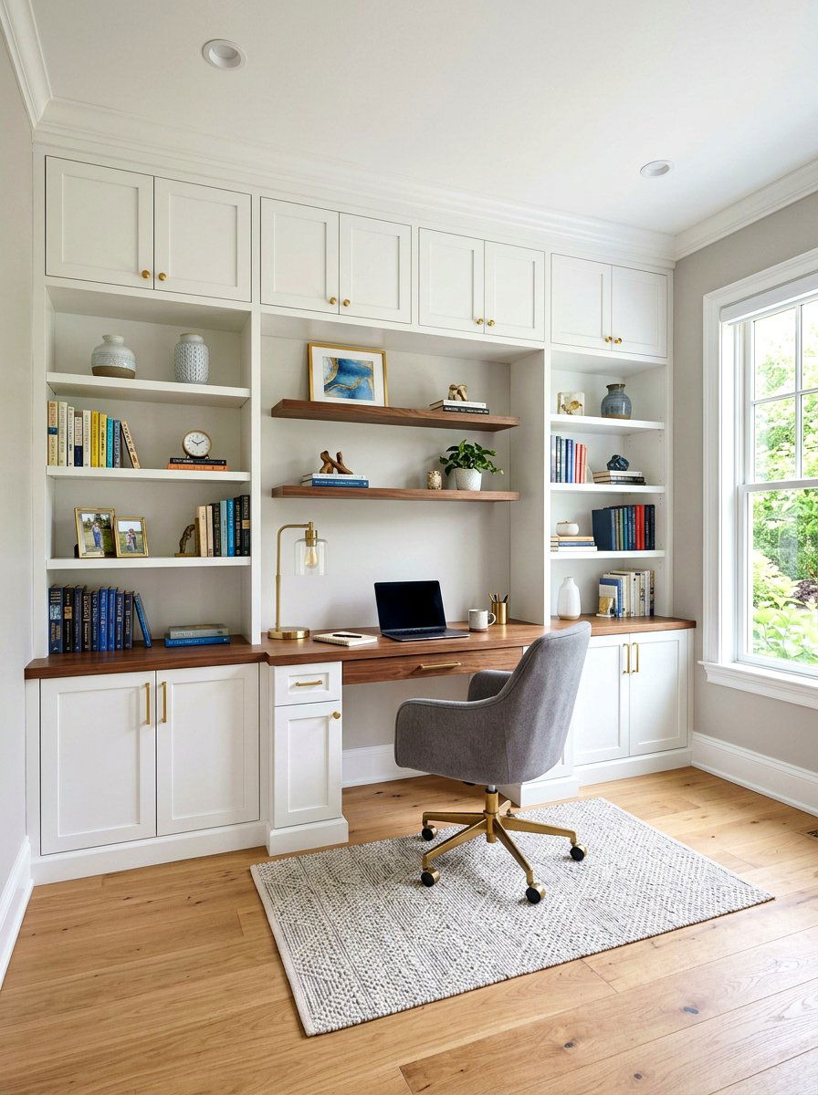 Built In Cabinetry Office - 30 work from home office ideas