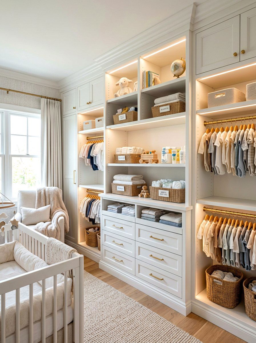 Built In Closet - 30 toy rotation storage ideas