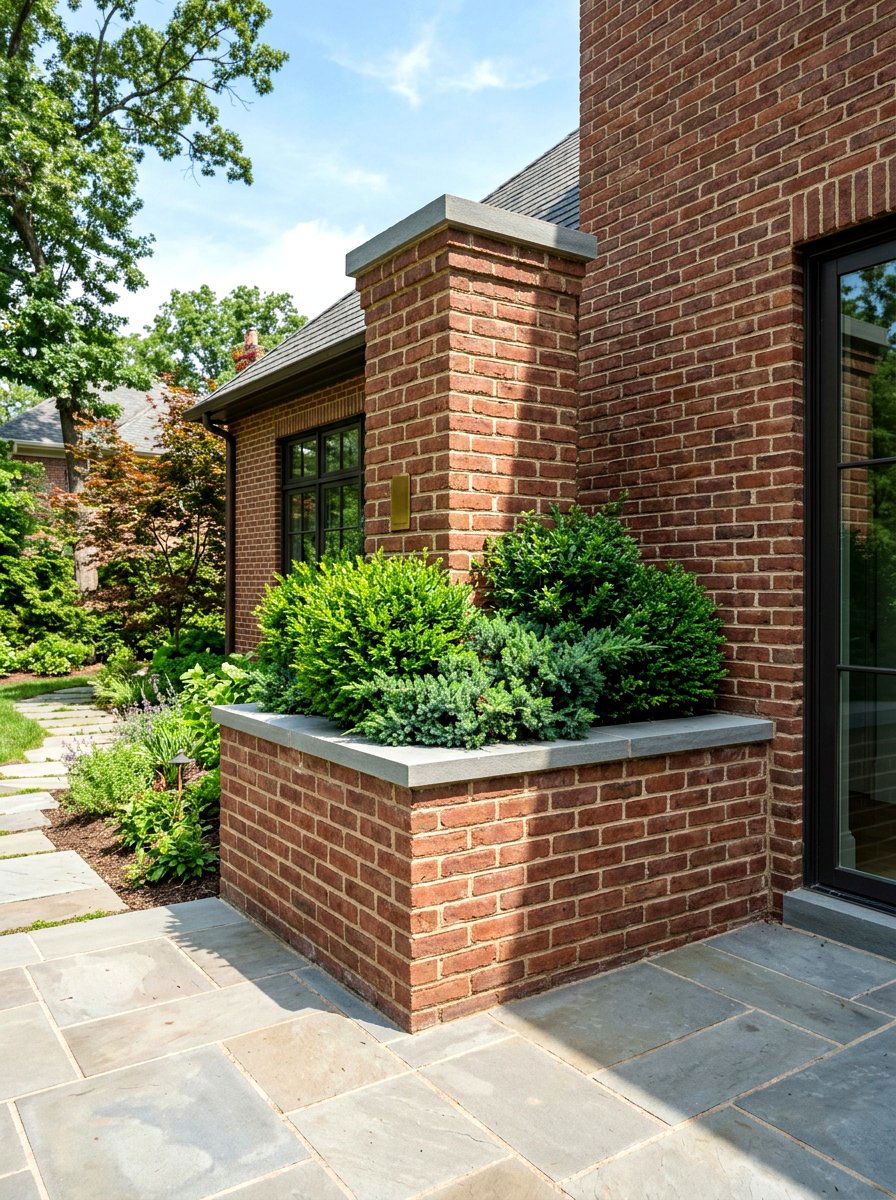 Built In Column Planter - 30 porch column planter ideas