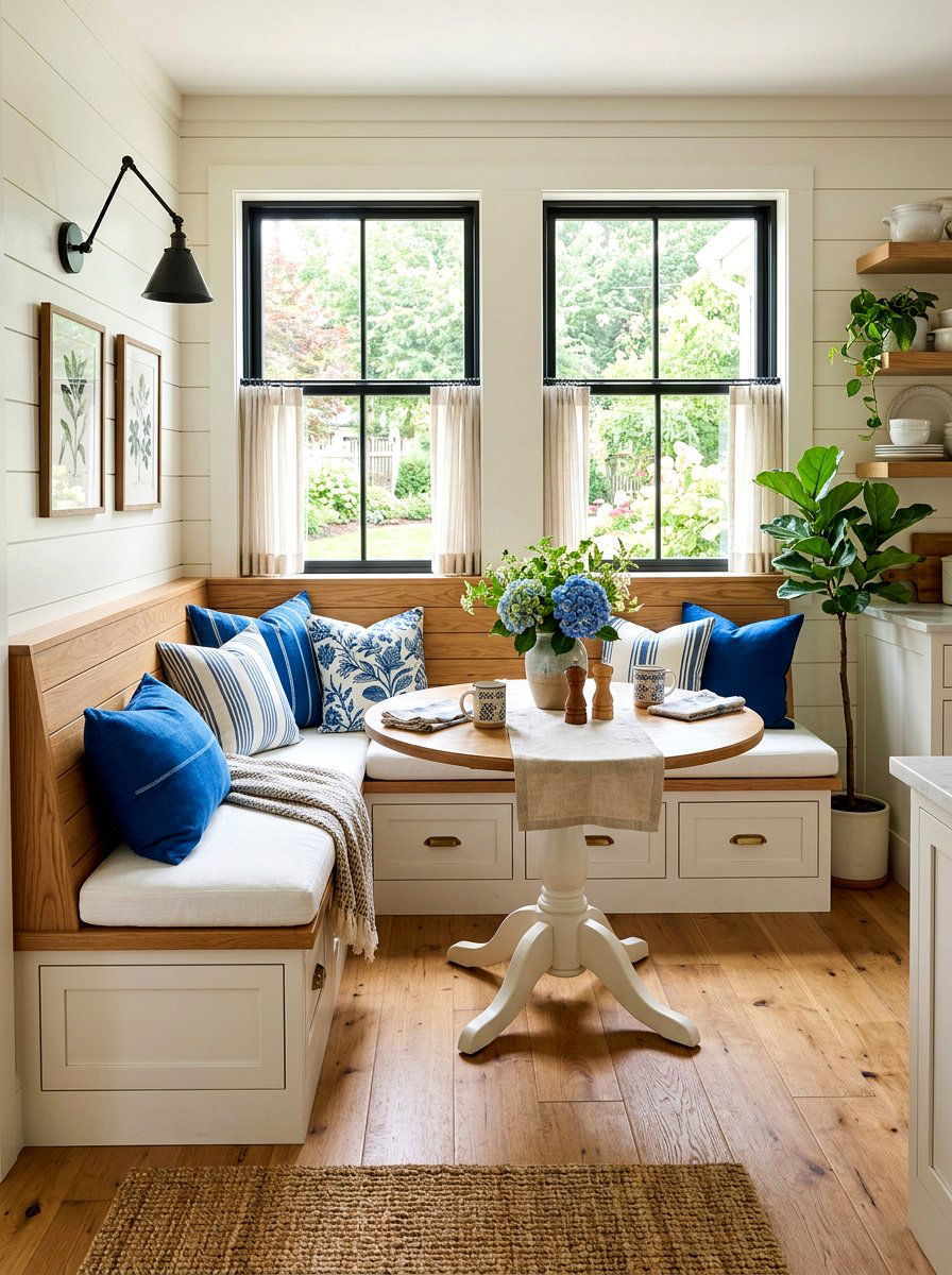 Built In Corner Banquette Seating - 30 quiet corner decor ideas