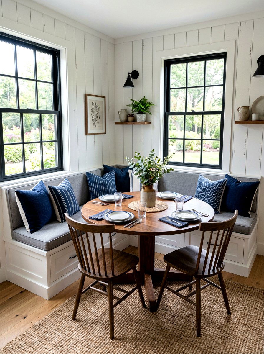 Built In Corner Banquette - 30 cozy breakfast corner ideas