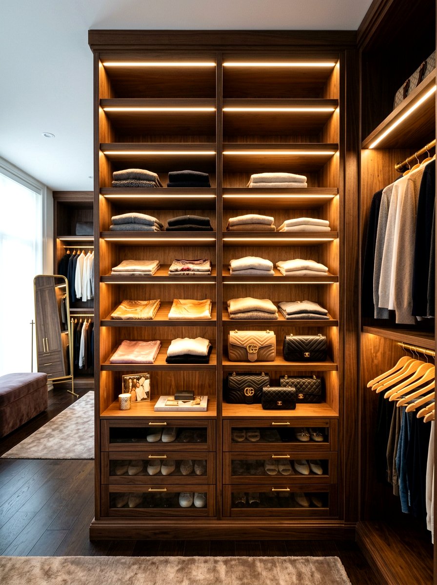 Built In Cupboard Lighting - 30 linen cupboard styling ideas